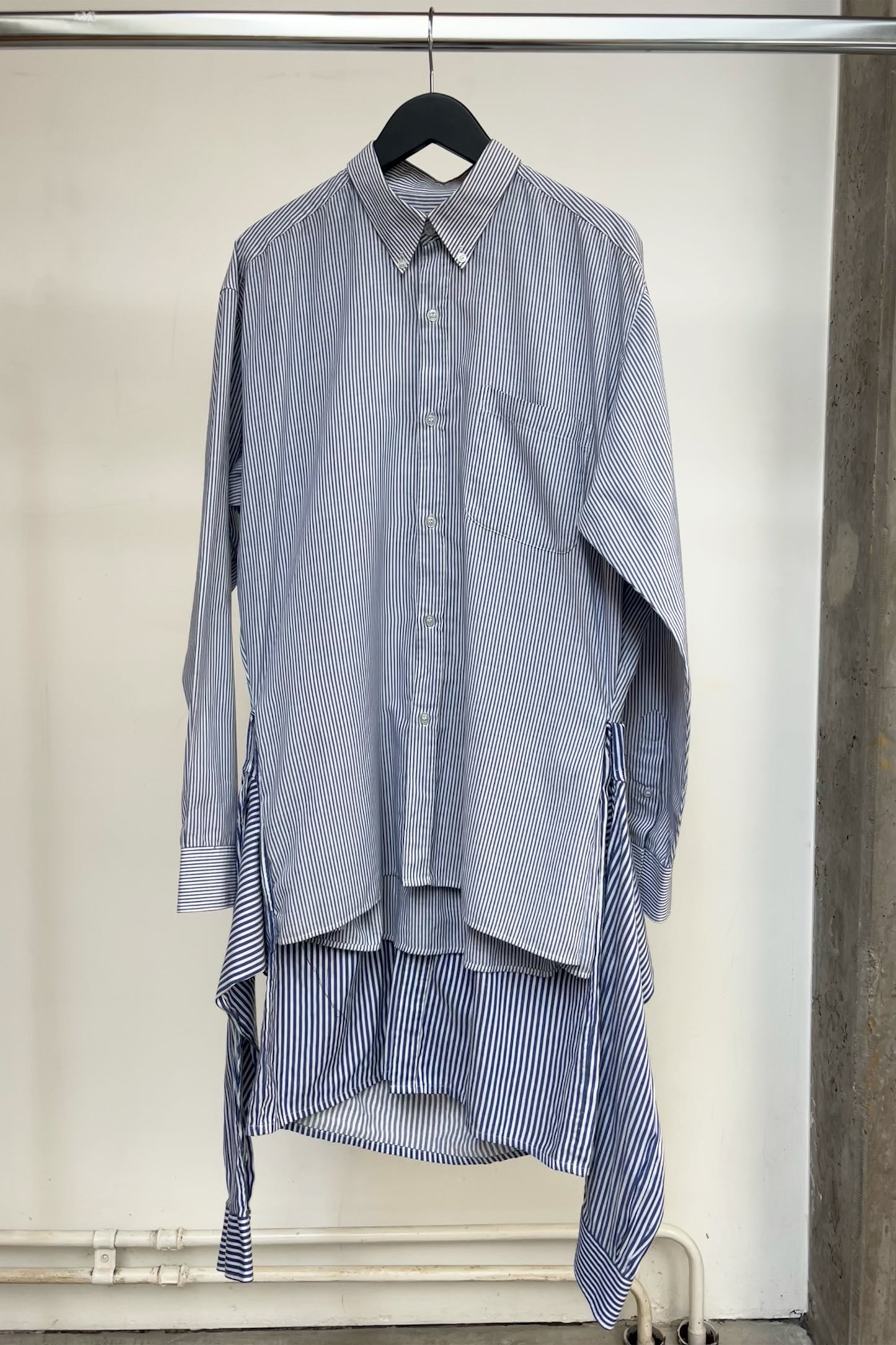 COX shirt stripes blue