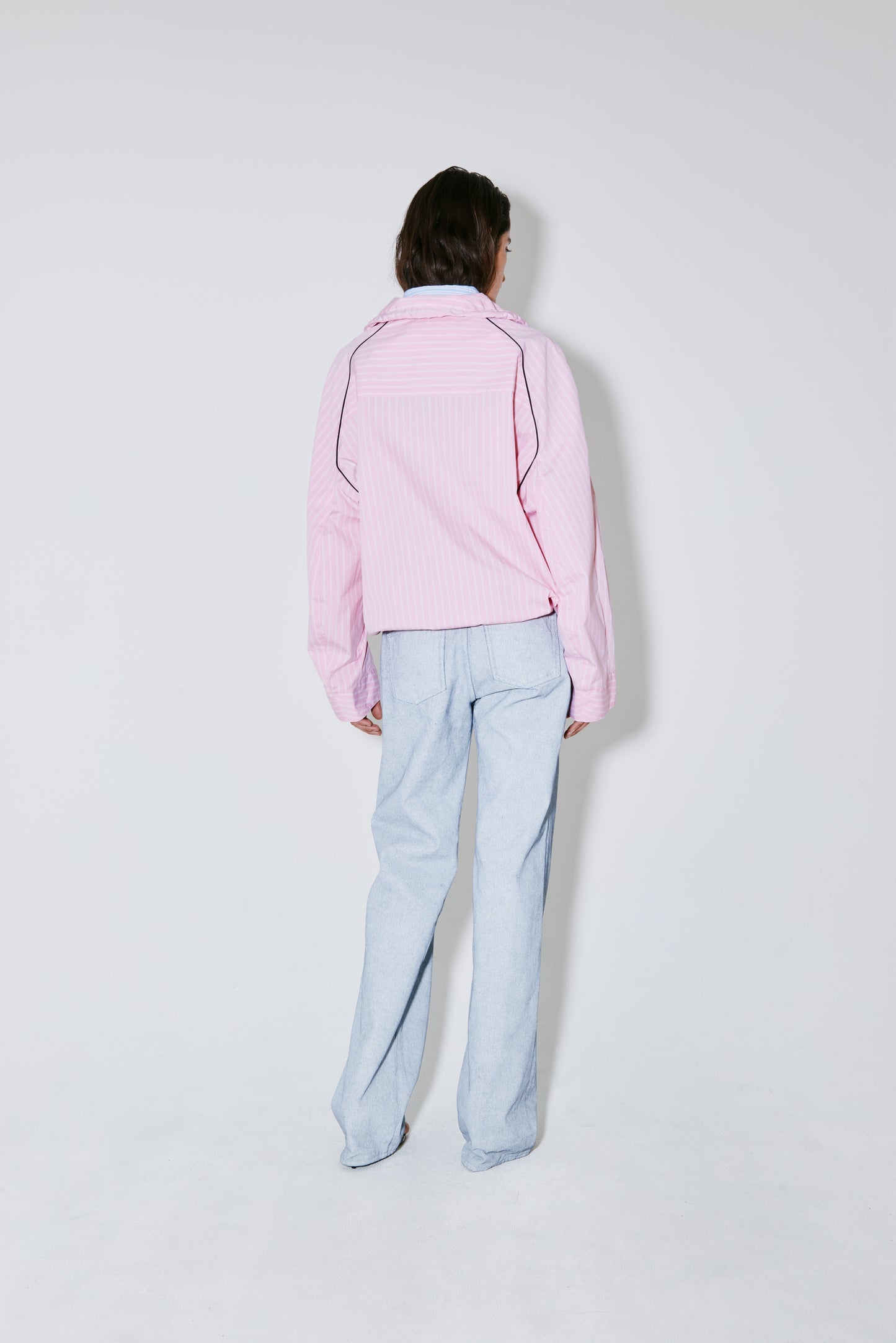 CALVIN 2in1 polo shirt light pink