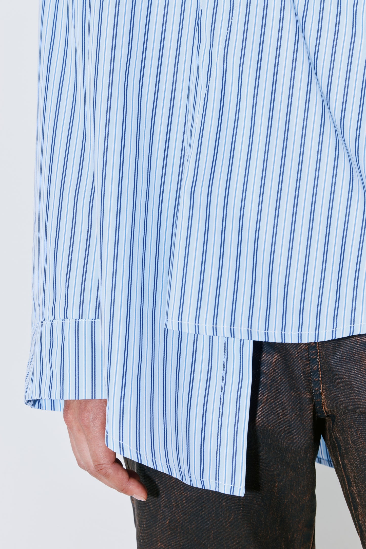 CHARLES shirt blue stripes