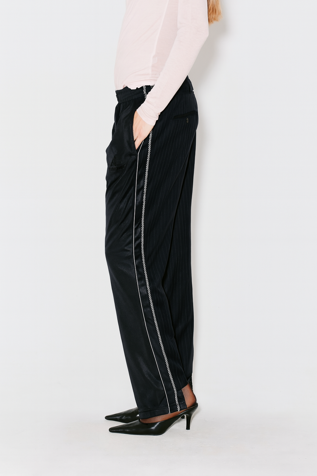 POLKA upcycled pants black