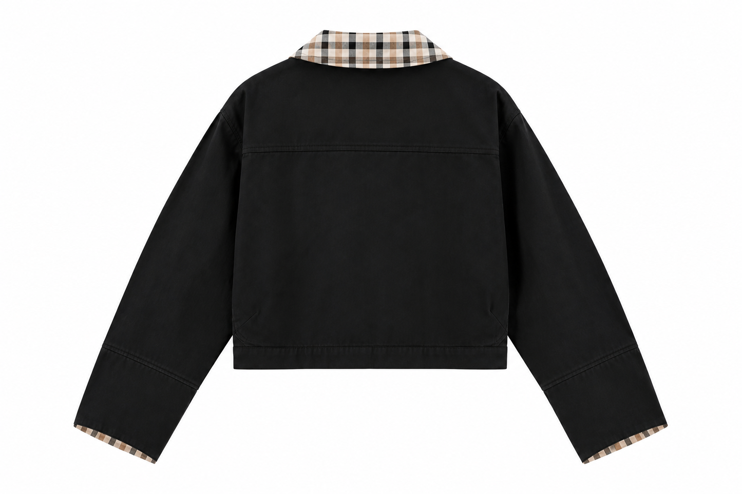 MARTINA jacket black-beige vichy