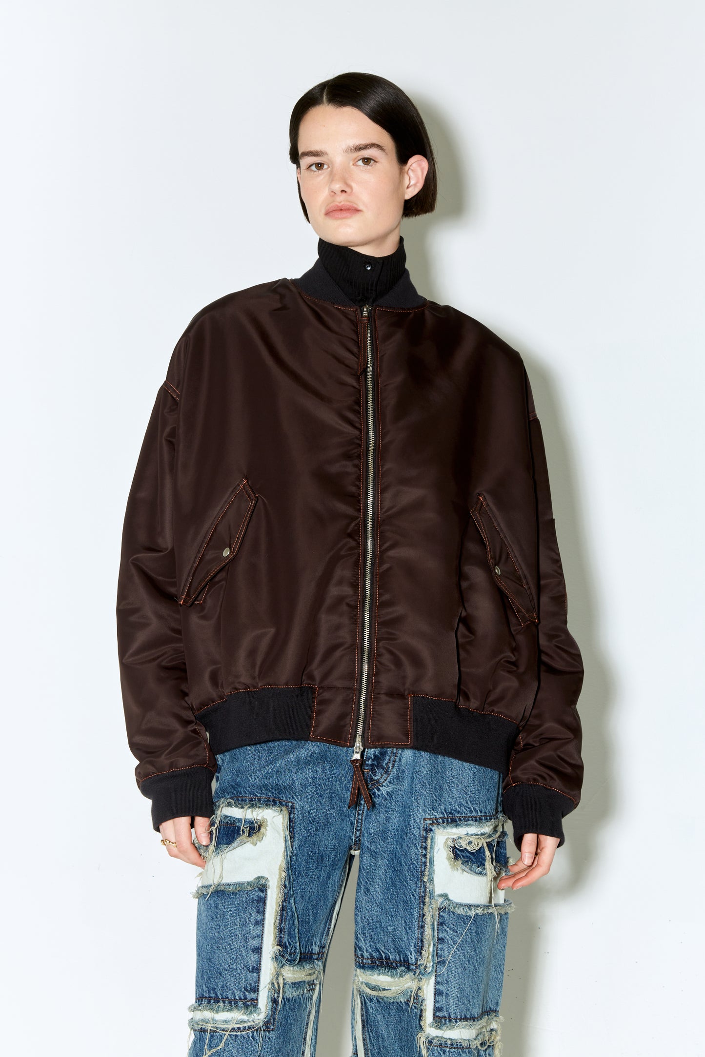 MACKS bomber dark brown
