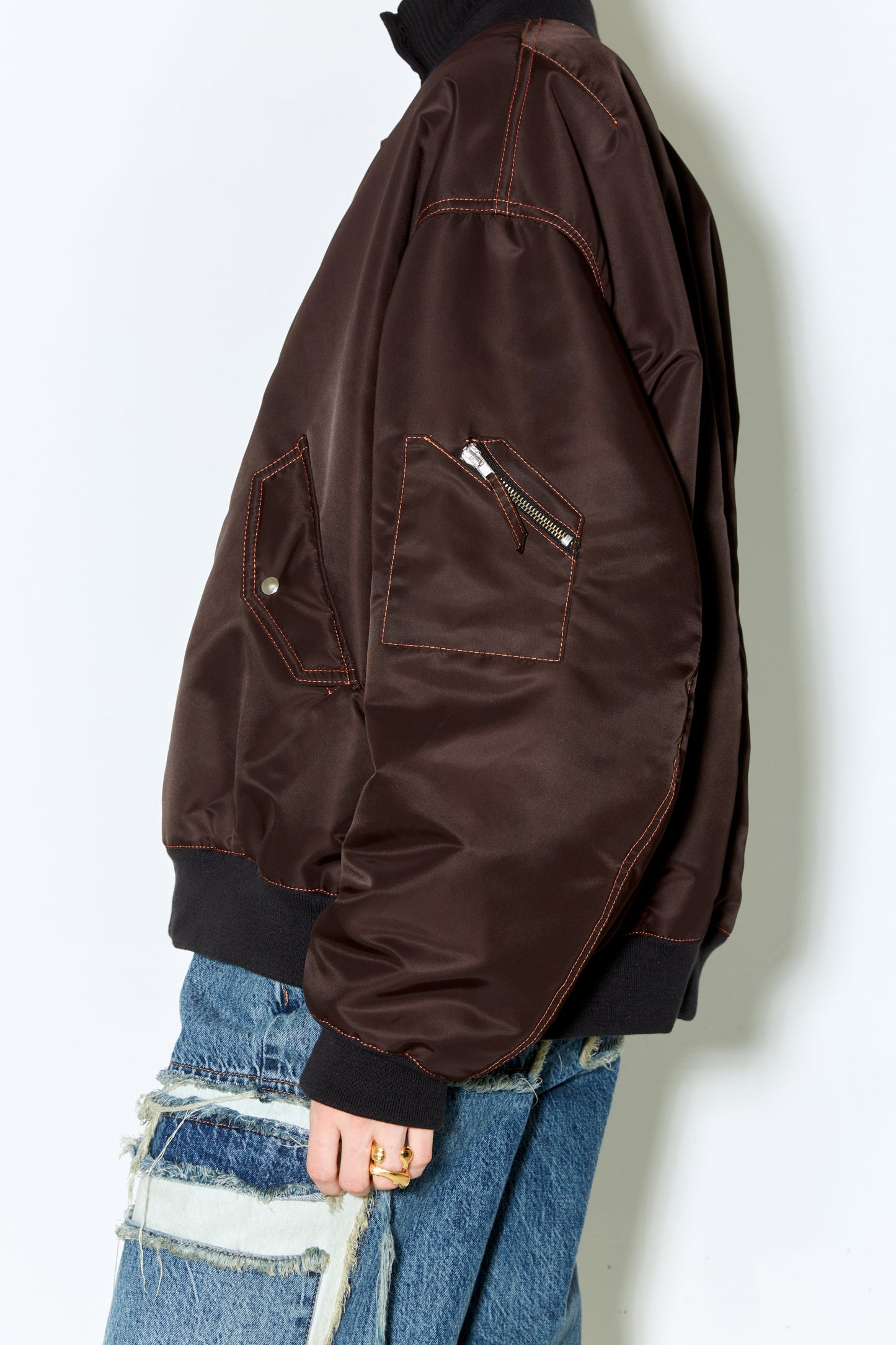 MACKS bomber dark brown