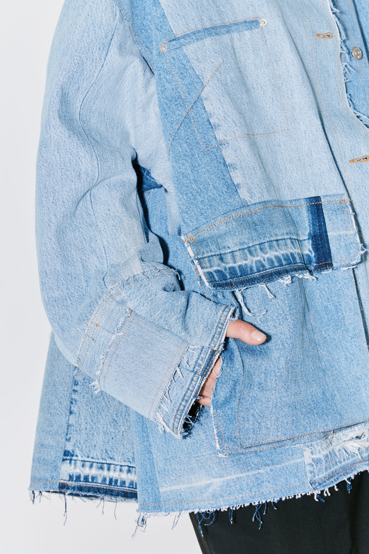 MAJOR jacket upcycled denim blue