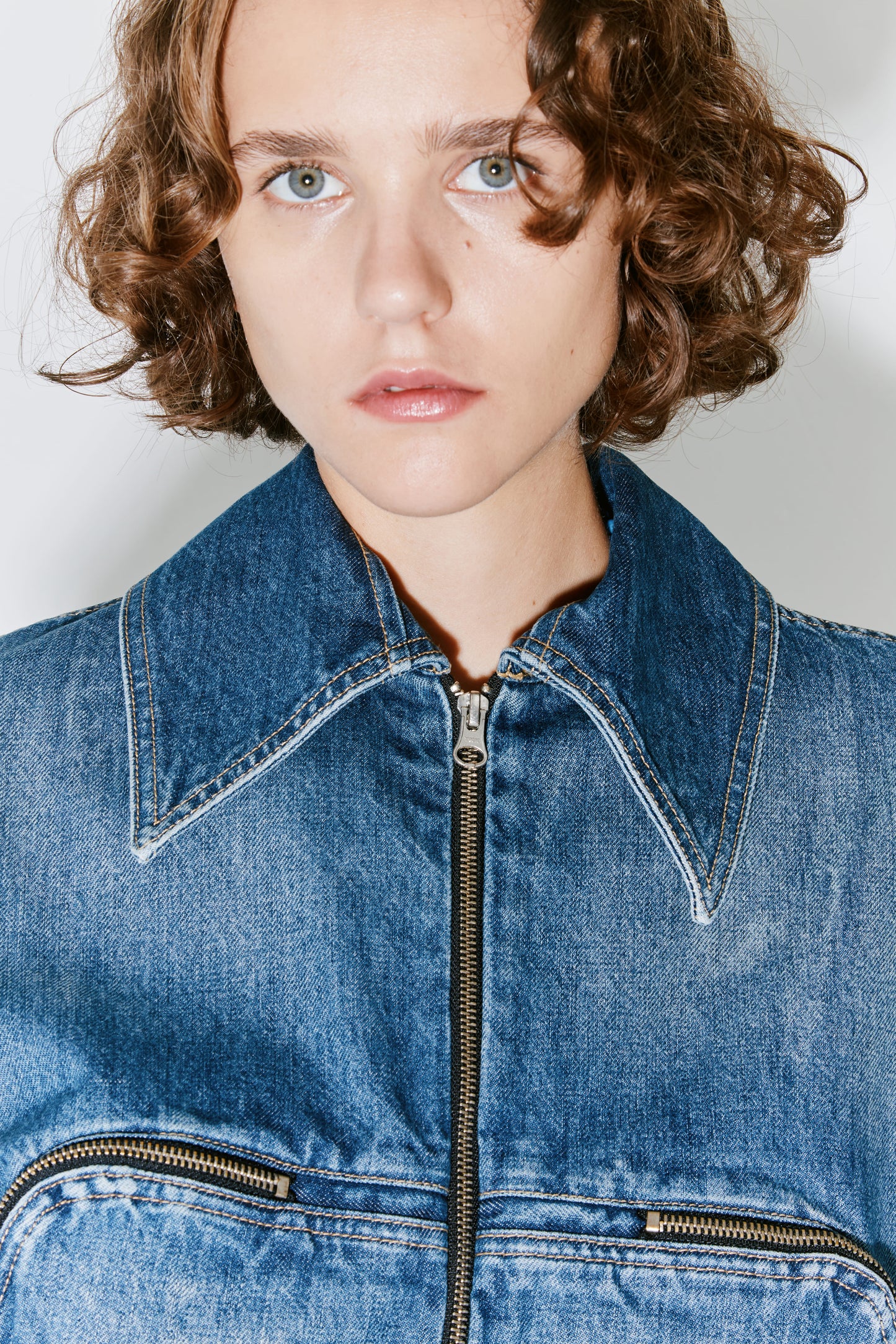 MARTY jacket mid blue