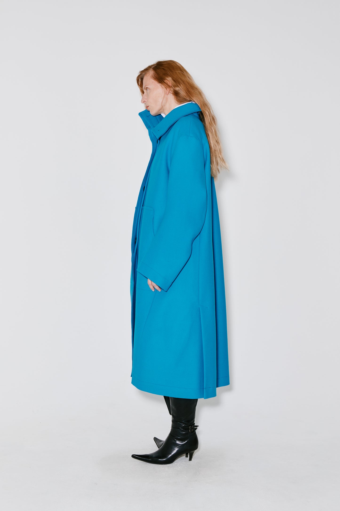 MILA coat turquoise