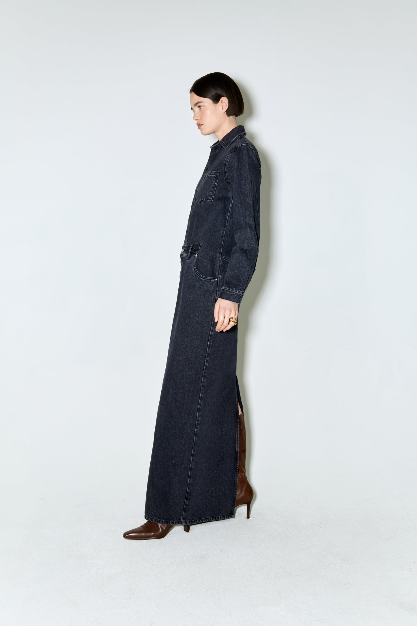 RAY dress dark grey