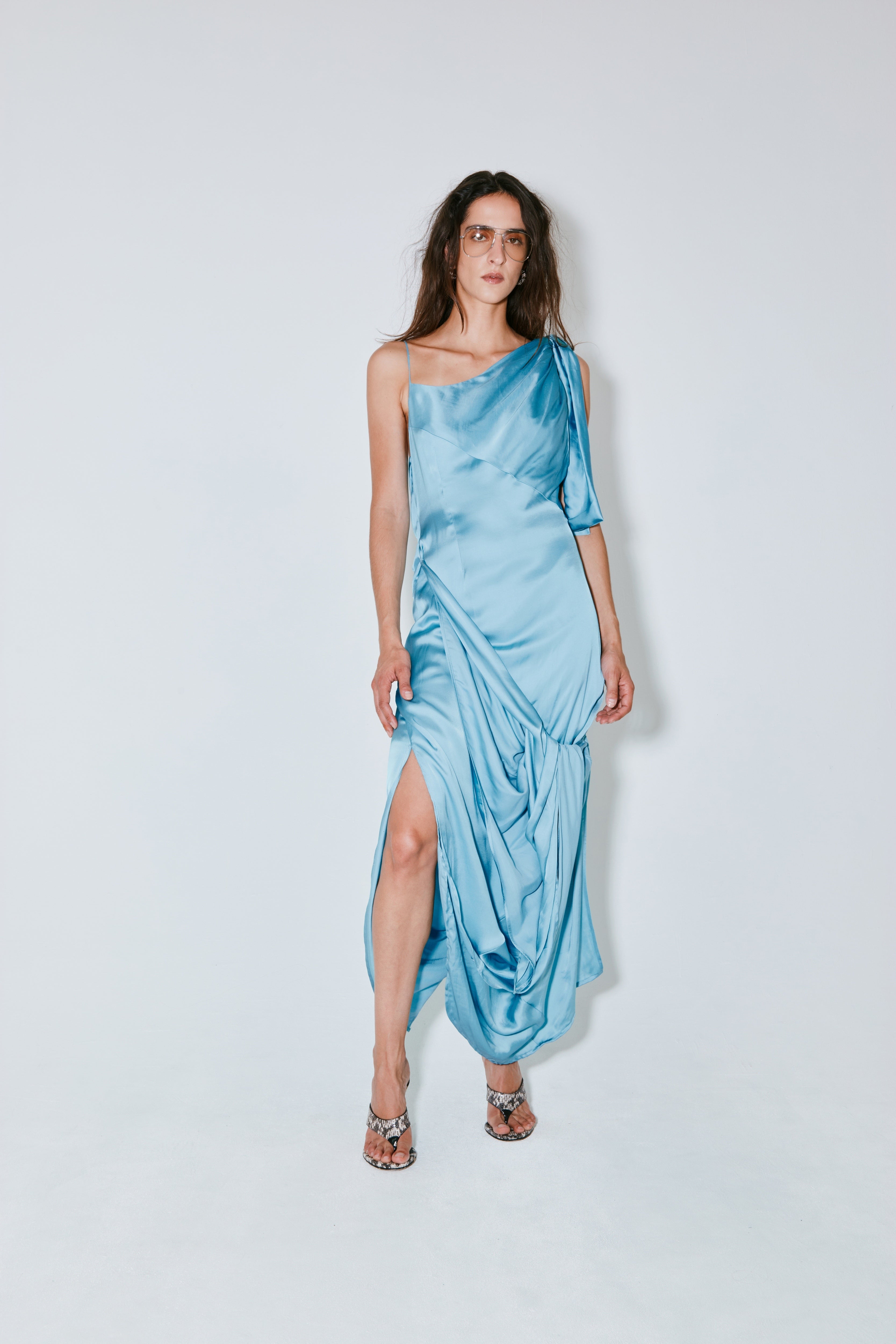 RHODE dress light blue – FAÇON JACMIN