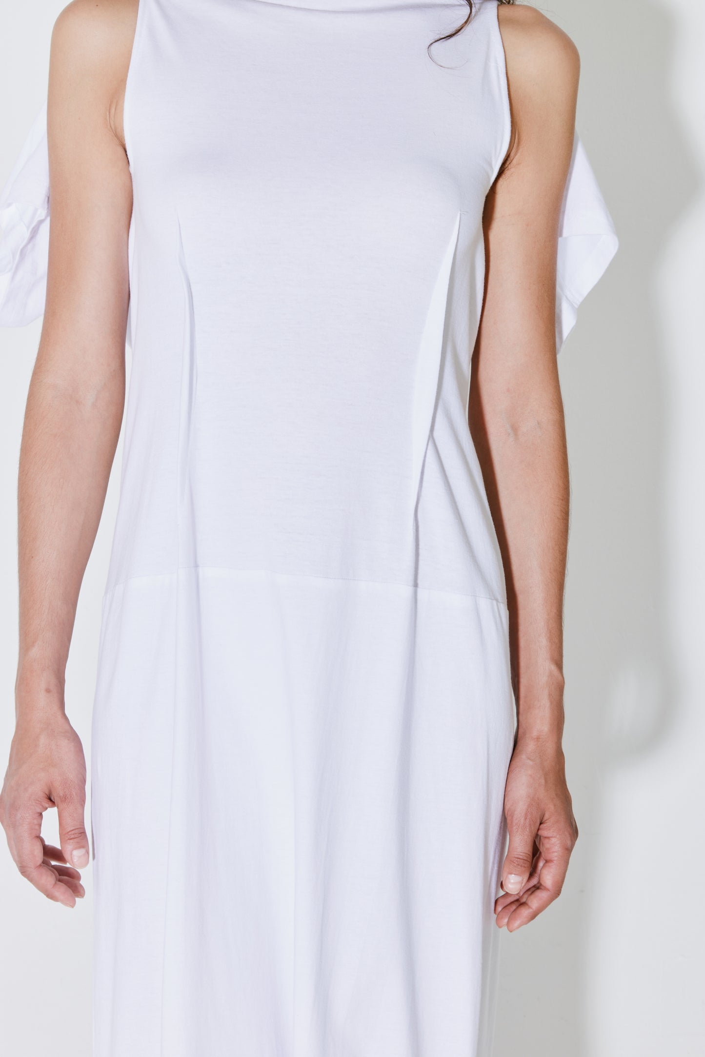 RICH upcycled dress white