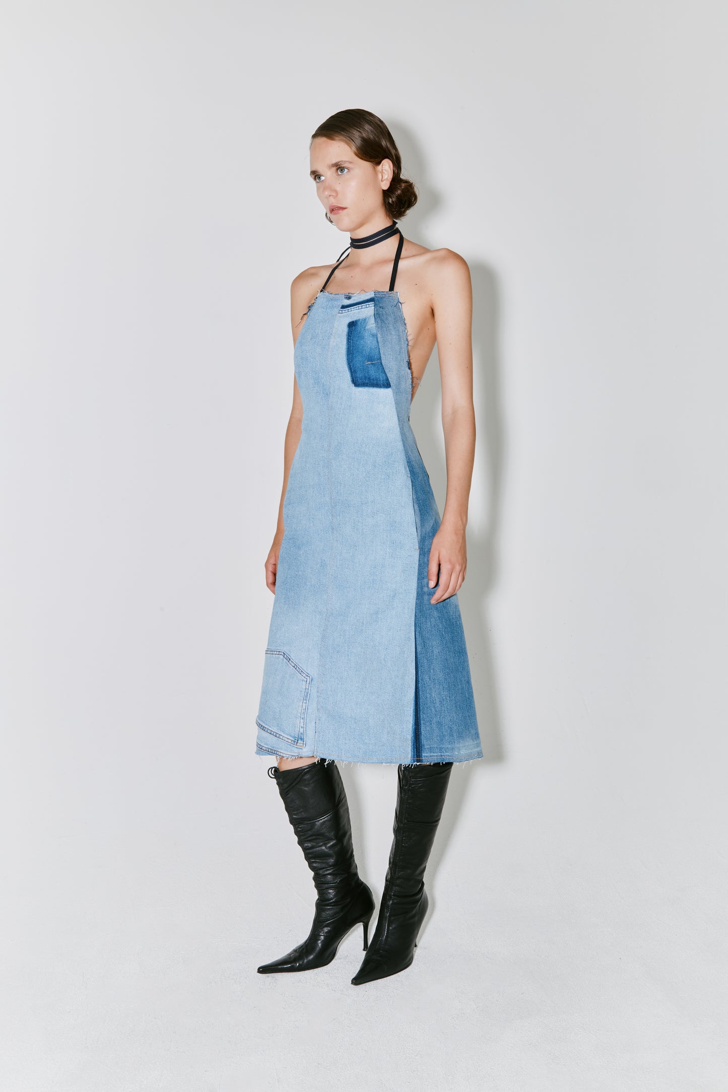 RORA dress upcycled denim