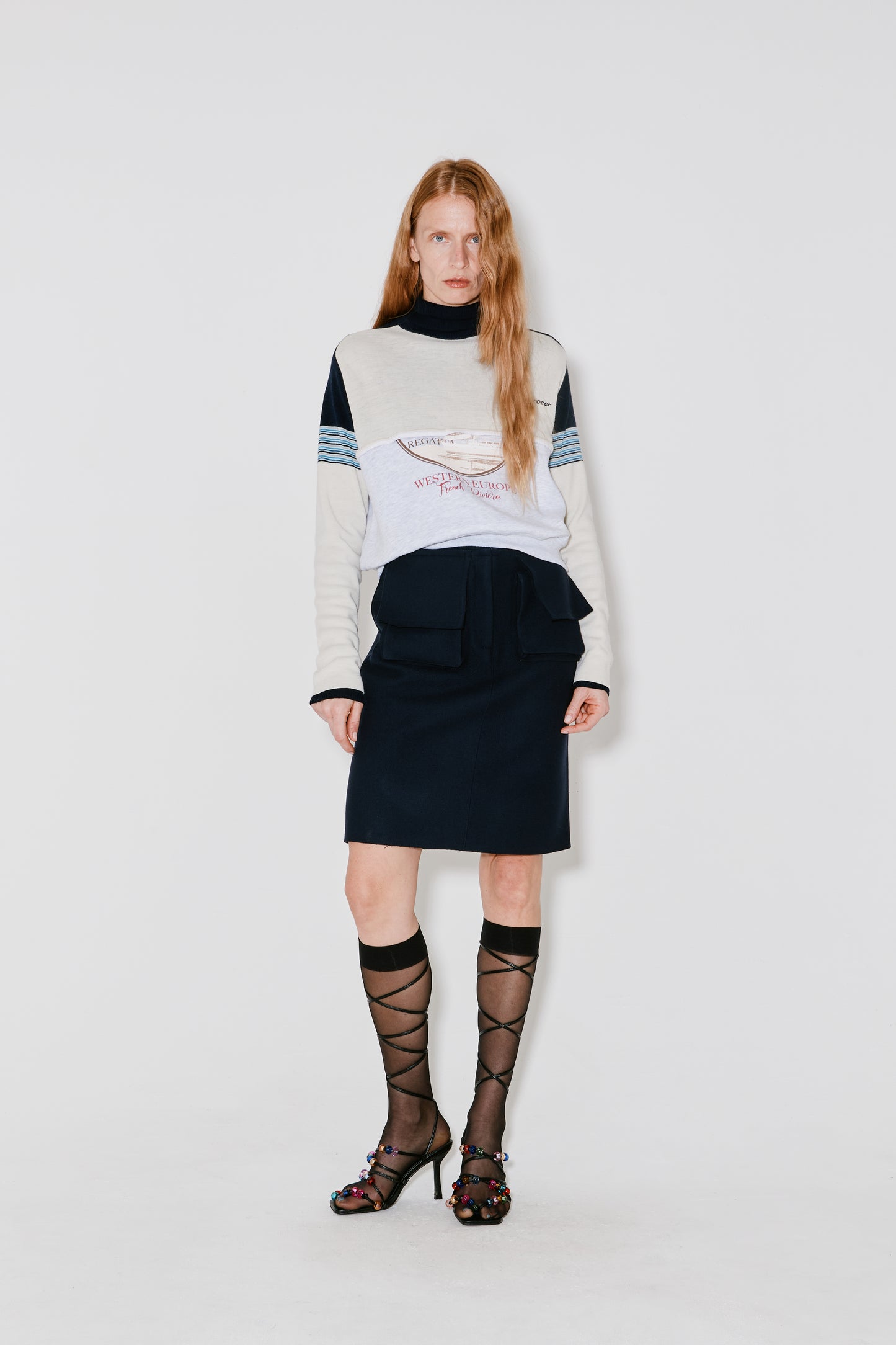 JORK skirt dark blue
