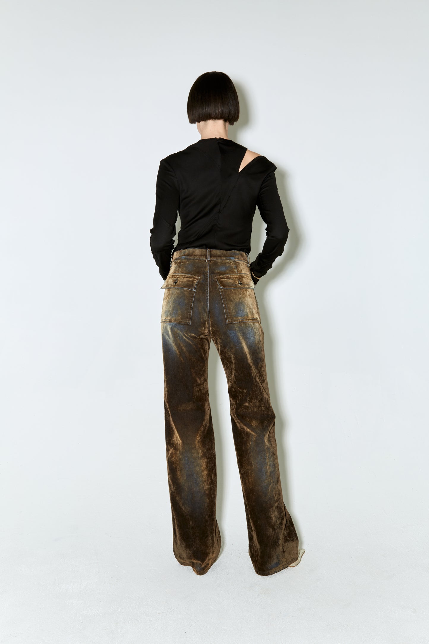 PALERMA pants velvet denim