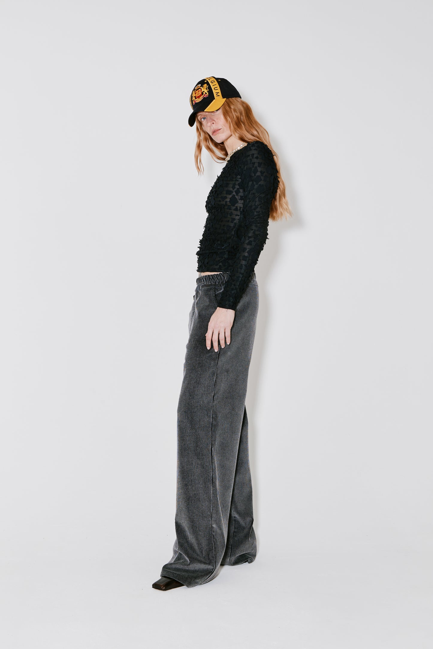 POLLY pants dark grey