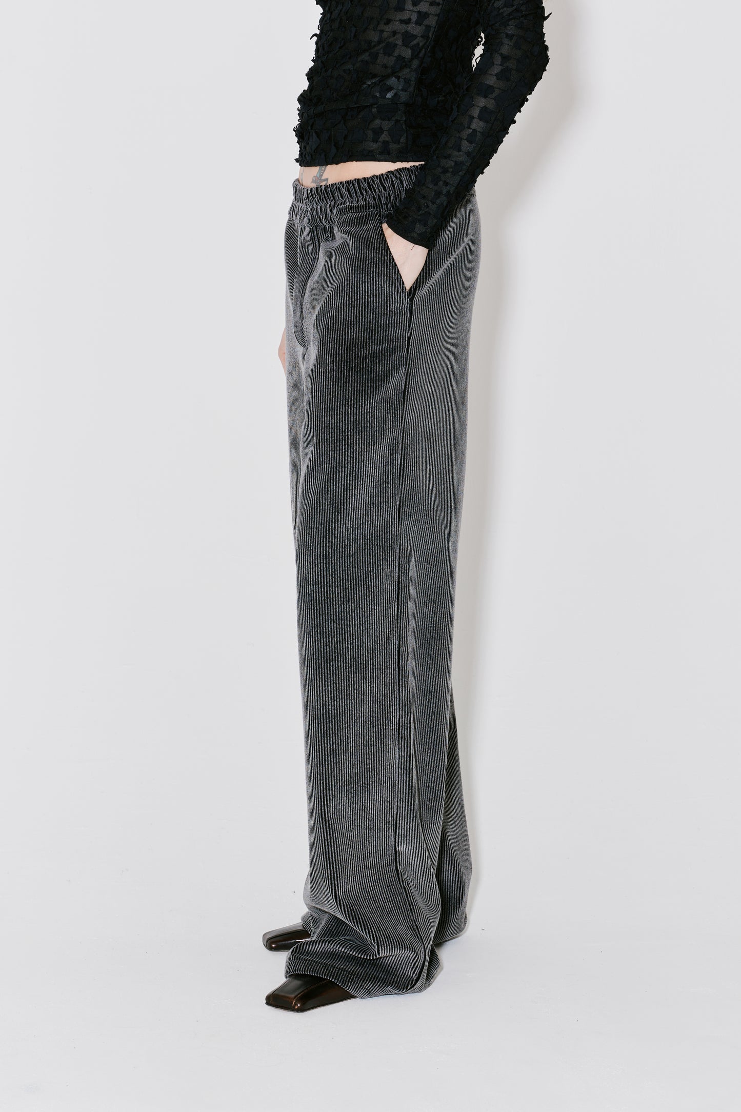 POLLY pants dark grey