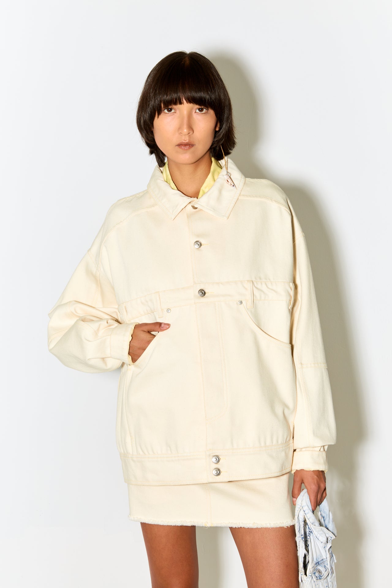 VIK jacket ecru yellow