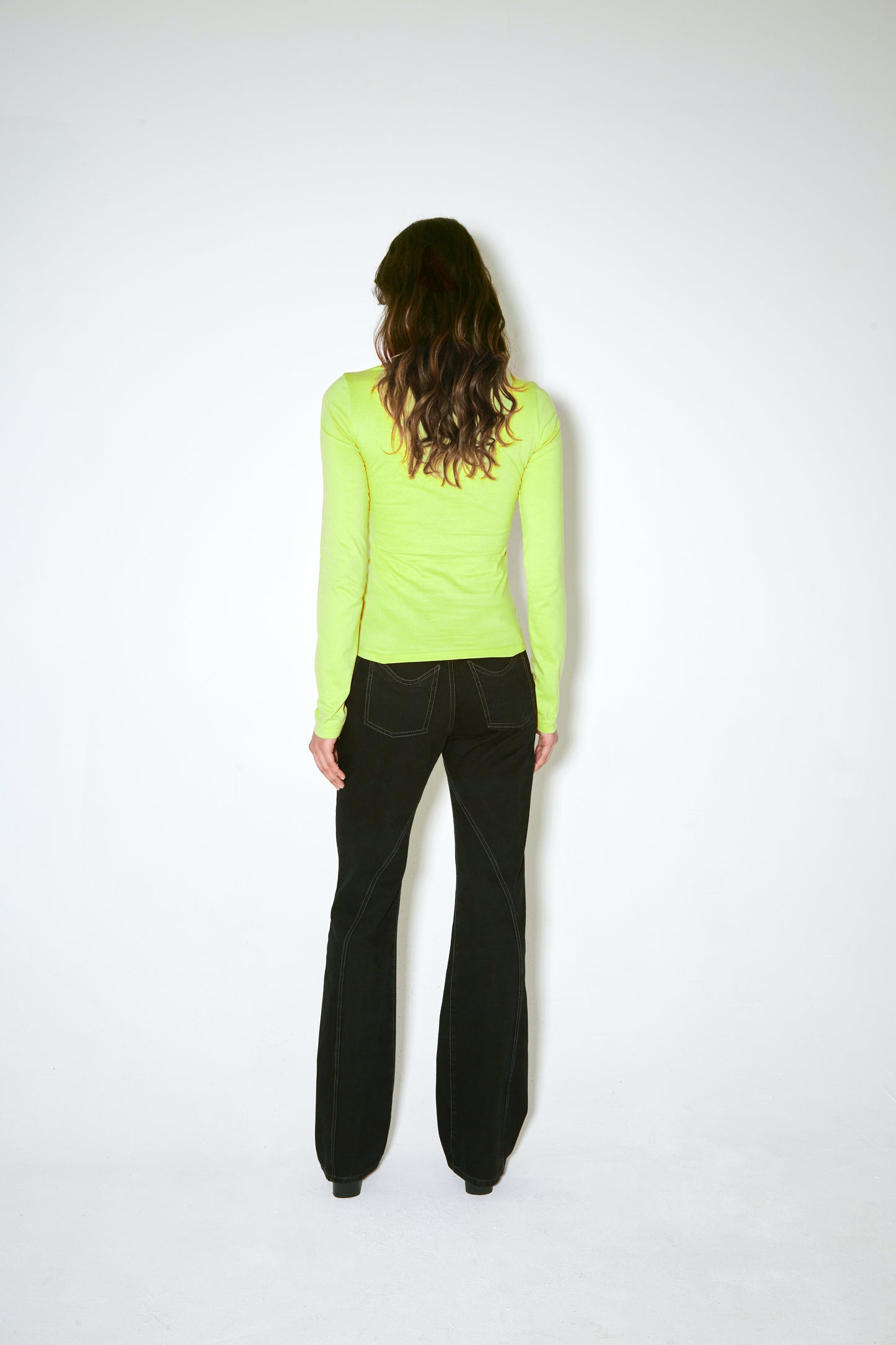 TILDA top Lemon green