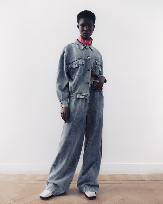 POLLY pants mid blue wash CAPSULE