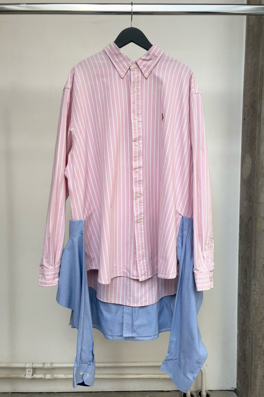 COX shirt stripes pink