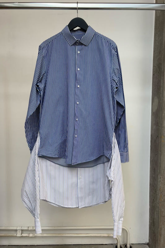 COX shirt stripes blue
