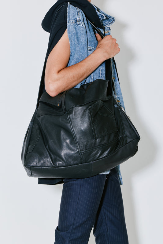 ALEX upcycled leather bag