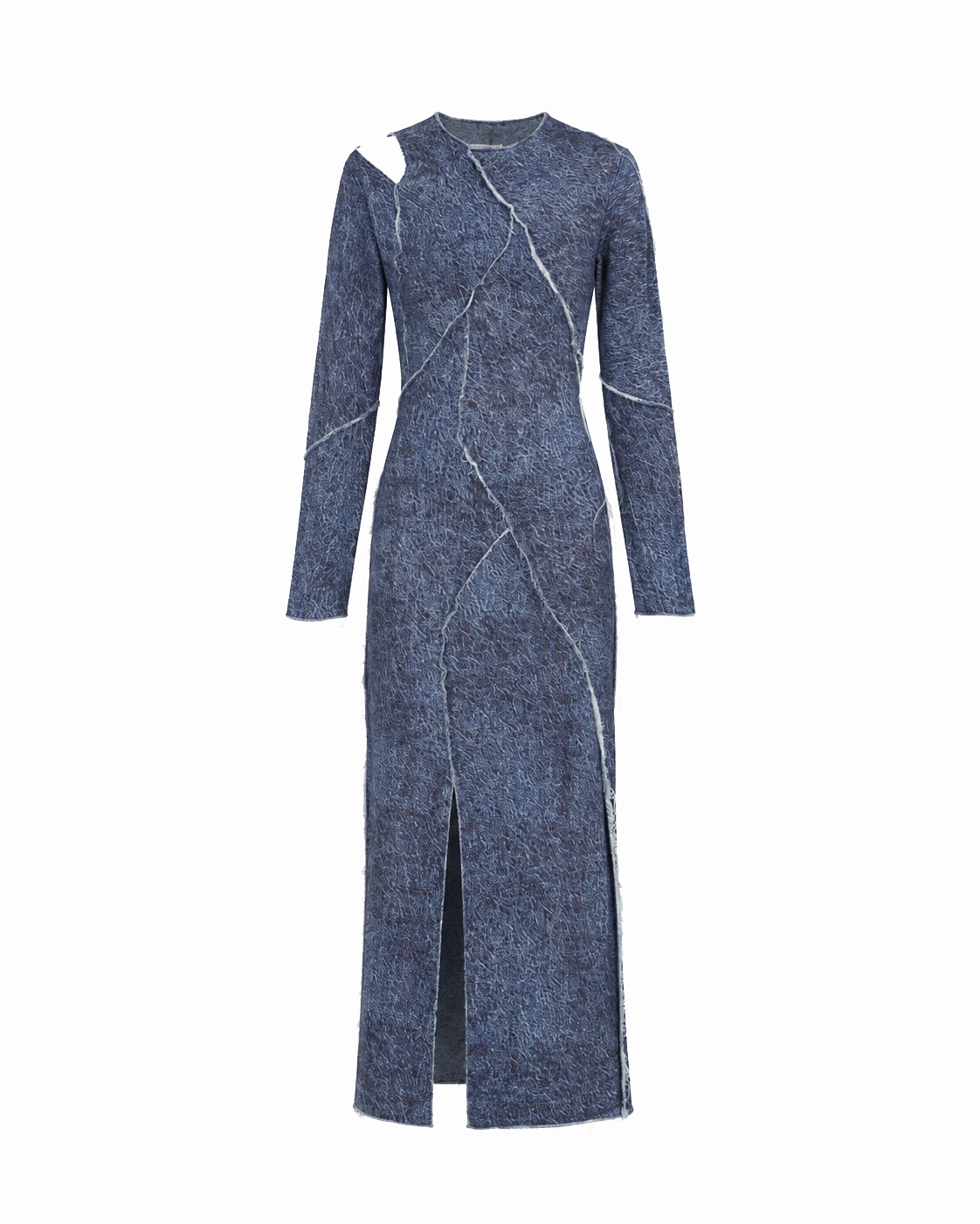 ROSALIA dress blue denim print