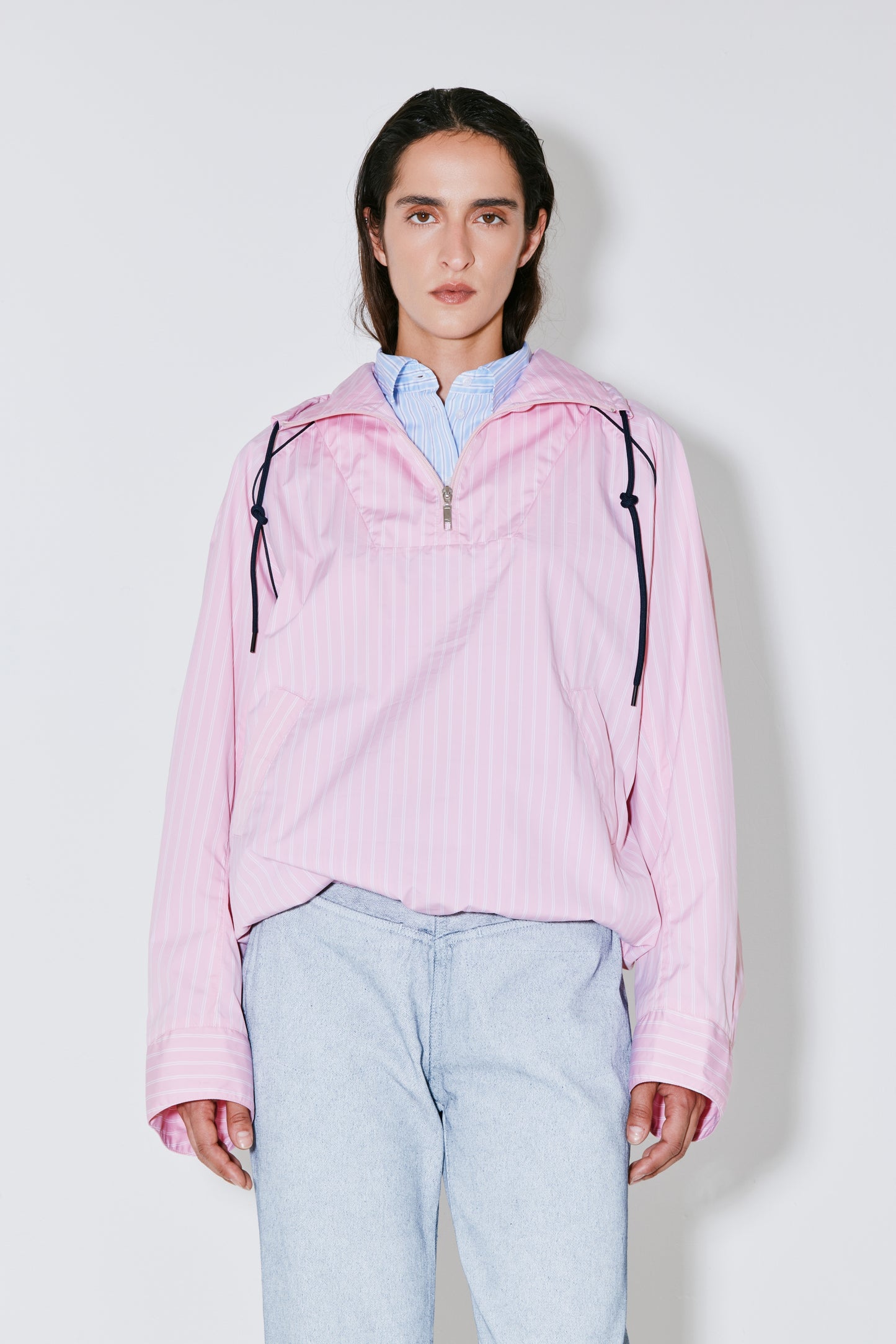 CALVIN 2in1 polo shirt light pink