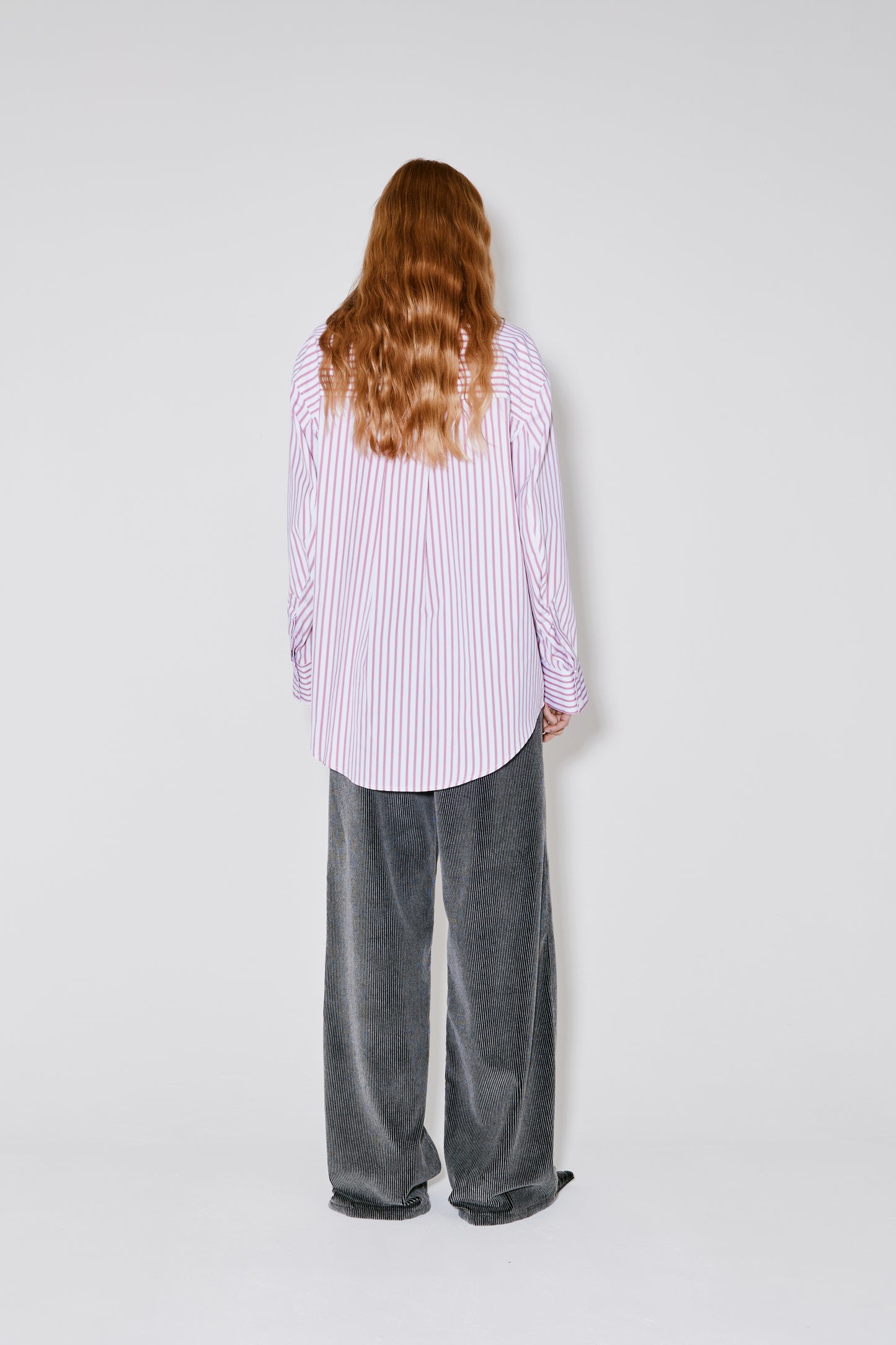 CAREL shirt pink stripes
