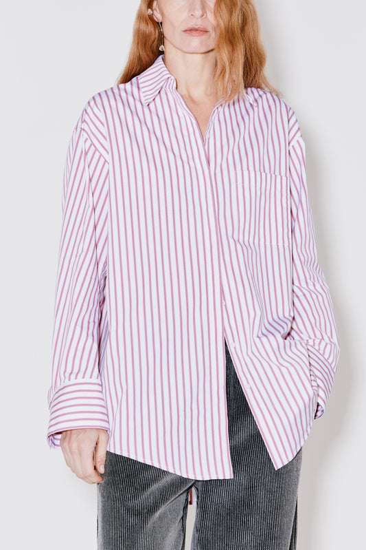 CAREL shirt pink stripes