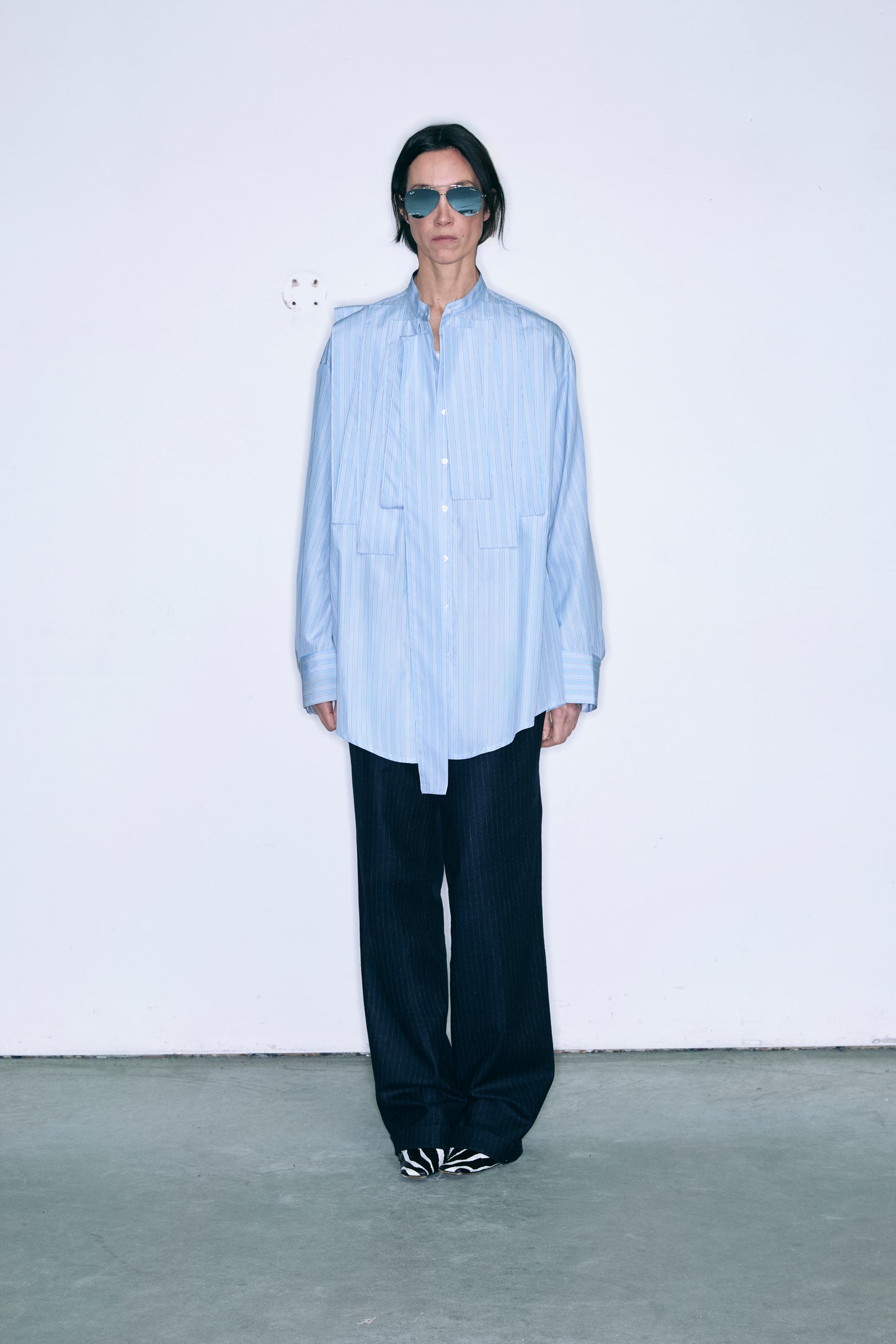 CARMEN shirt blue stripes