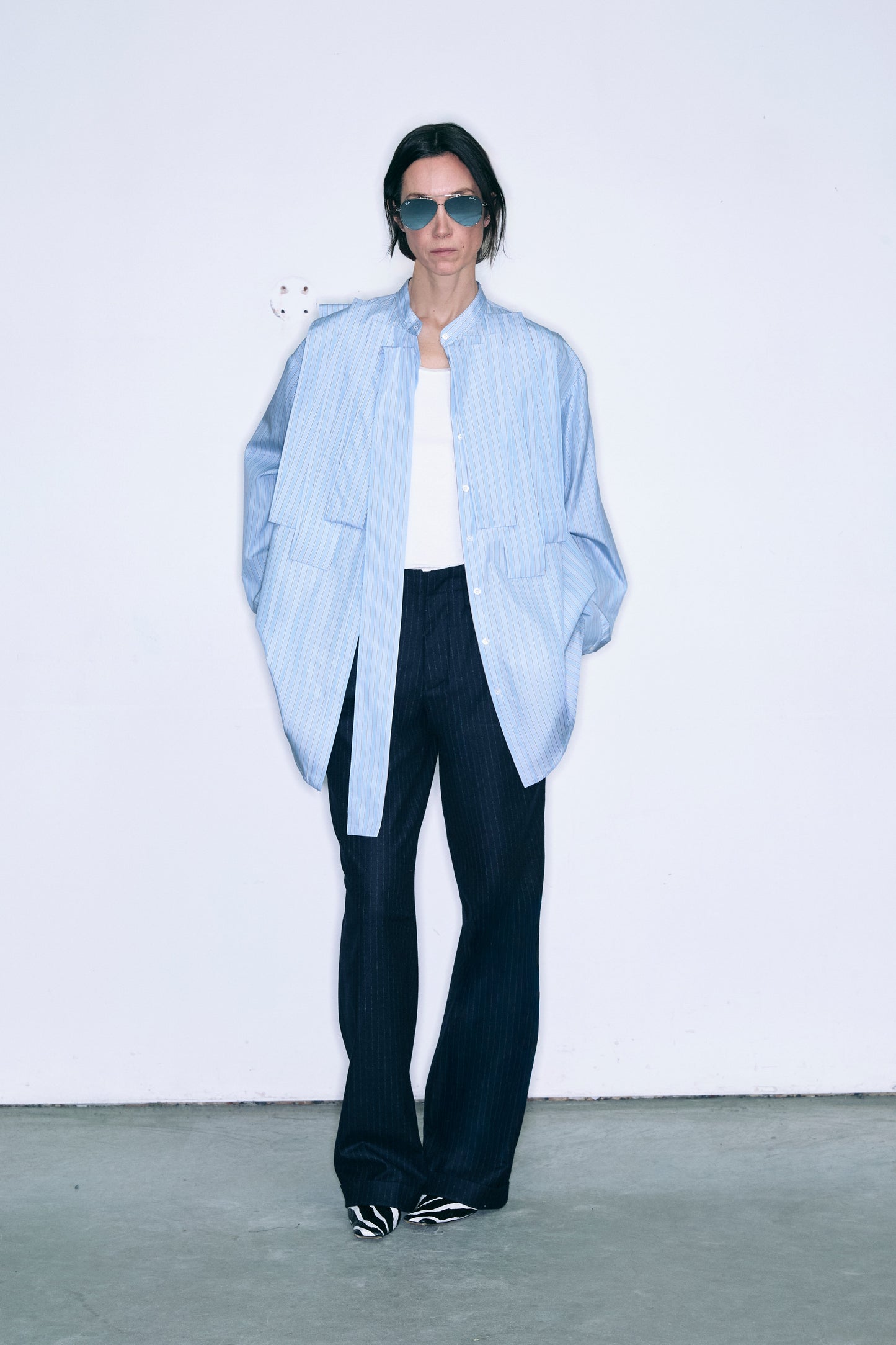 CARMEN shirt blue stripes