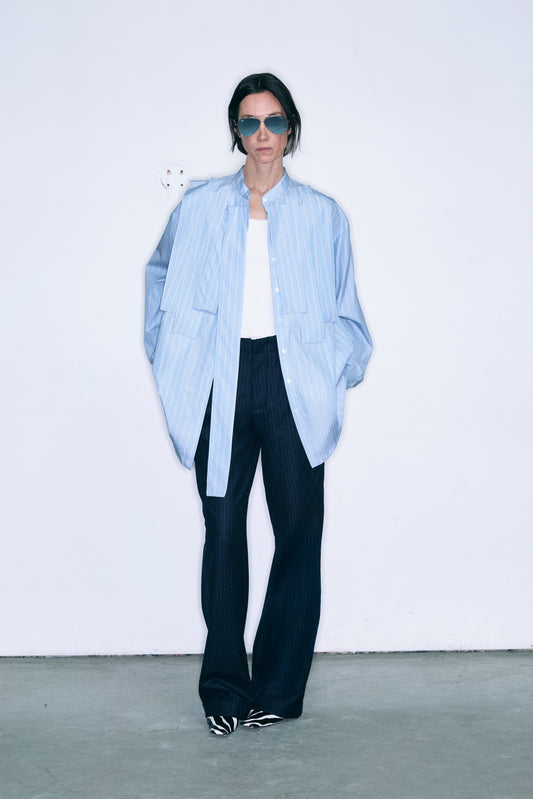 CARMEN shirt blue stripes