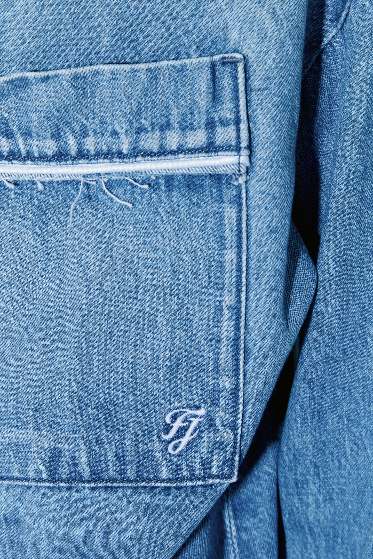 CHRISTINA shirt blue washed