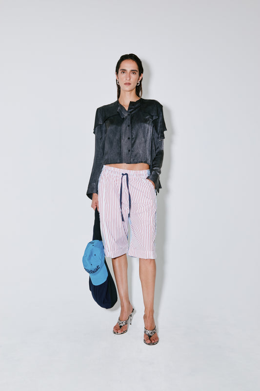 POL shorts red stripes