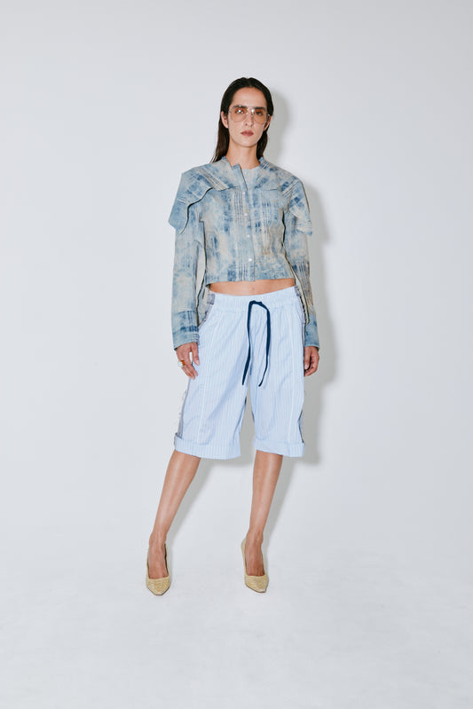 POL shorts light blue