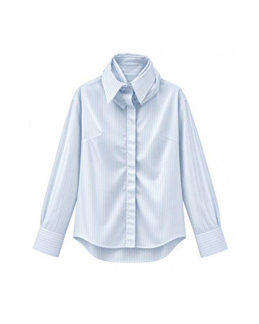 CRISTOBAL shirt white stripes