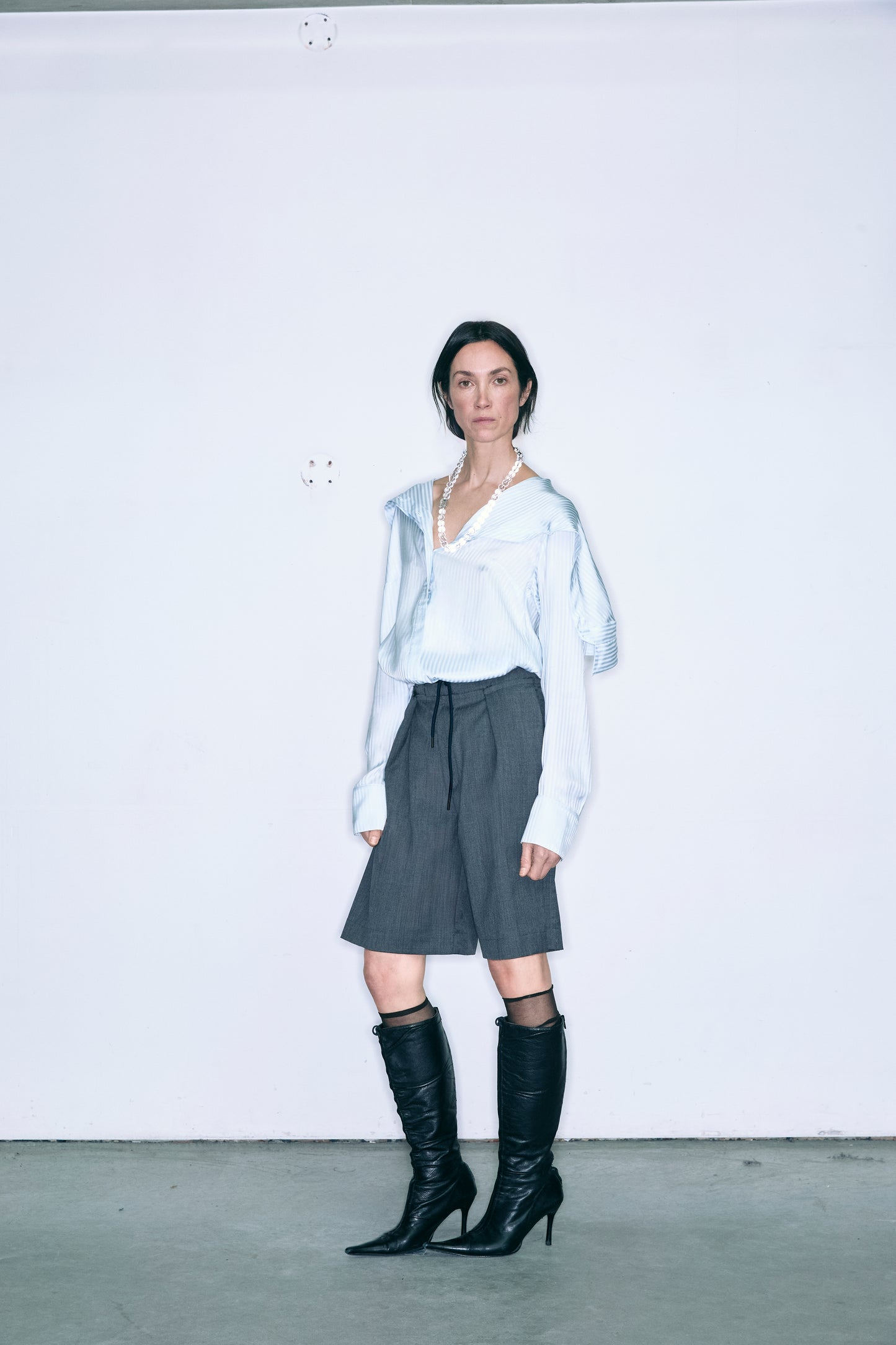 CRISTOBAL shirt white stripes
