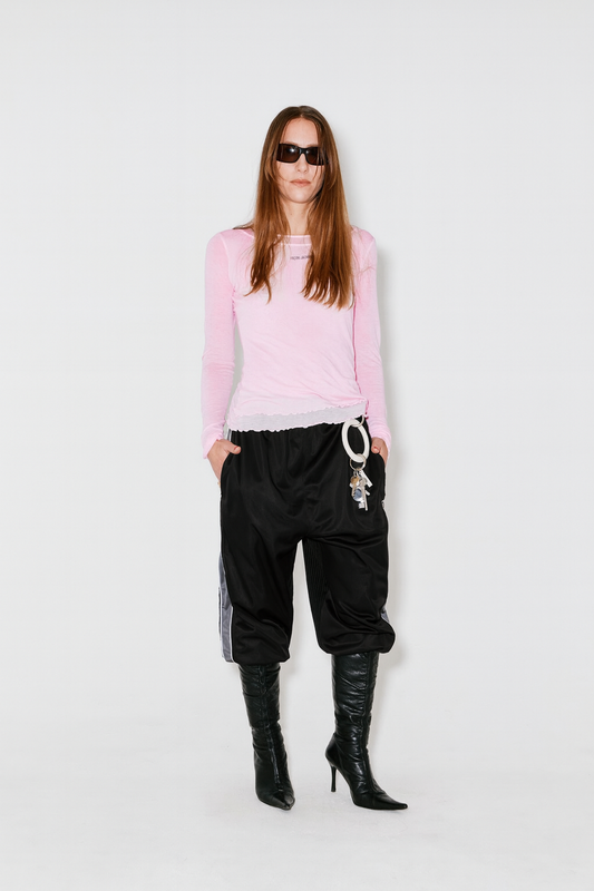POLKA upcycled pants black