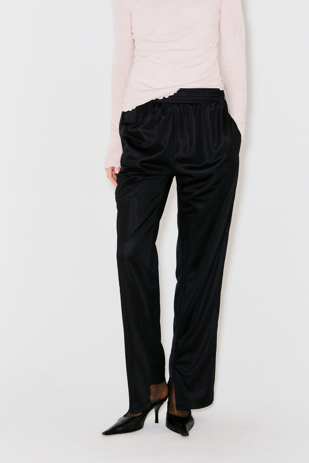 POLKA upcycled pants black
