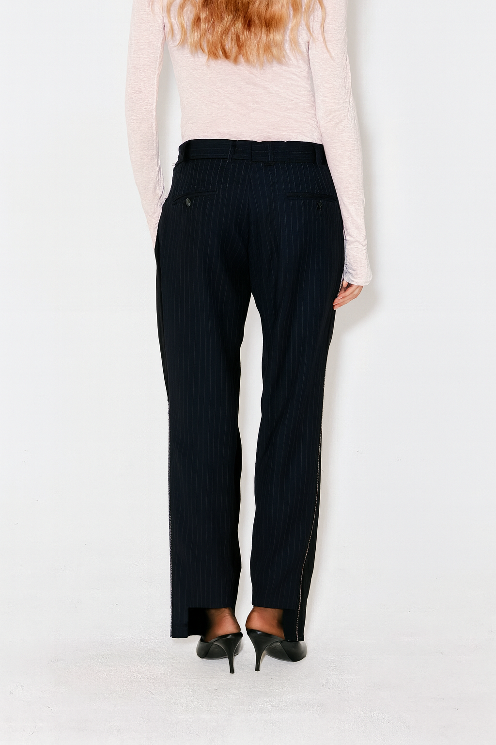 POLKA upcycled pants black