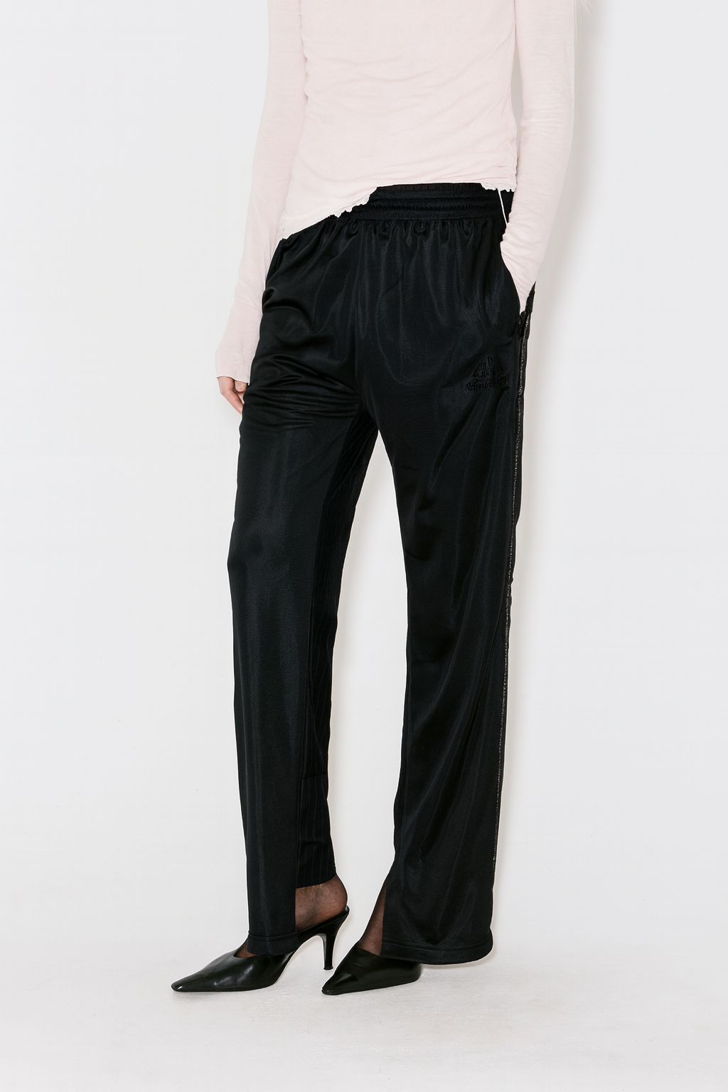 POLKA upcycled pants black