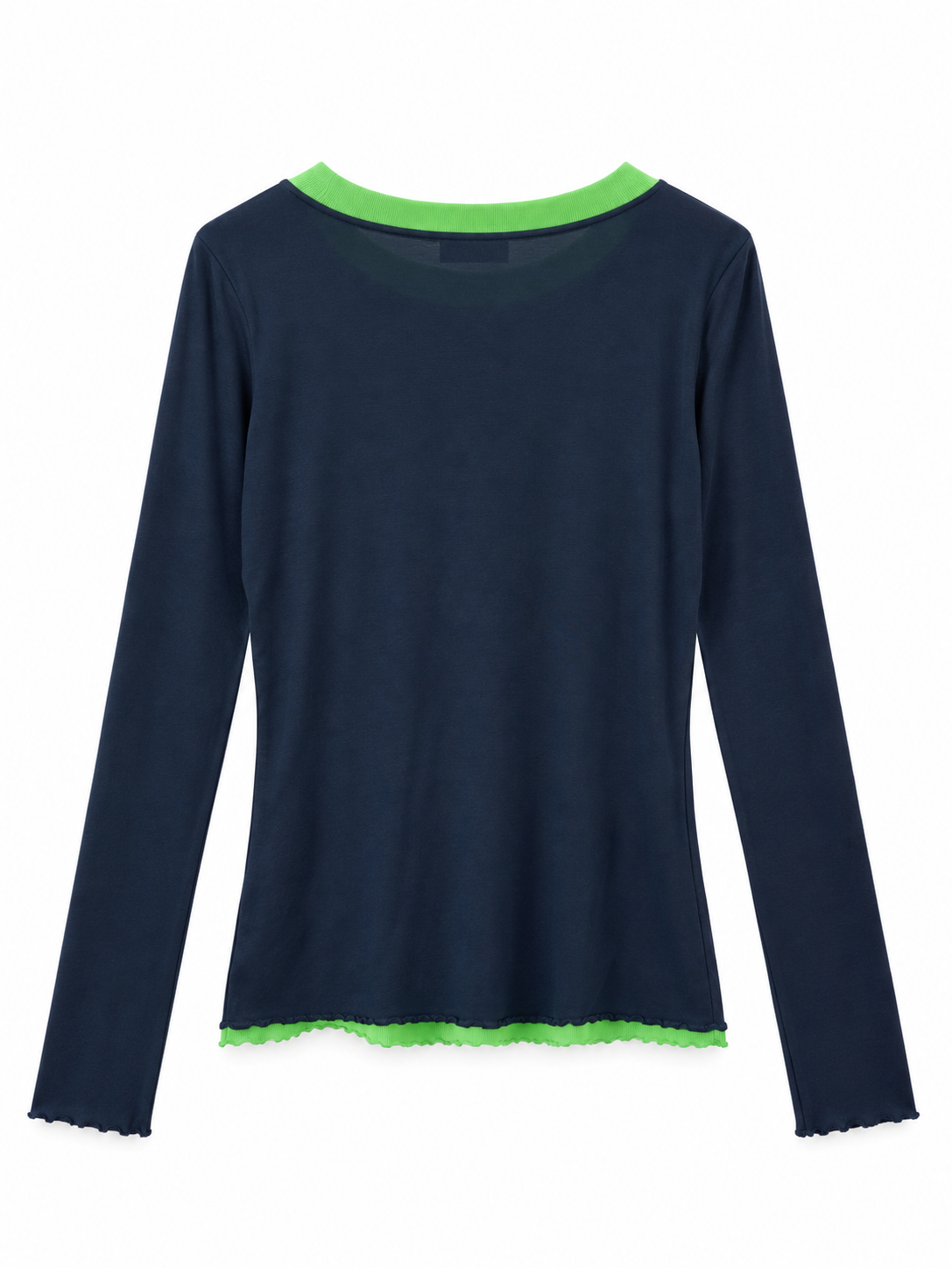 TIA top dark blue & green