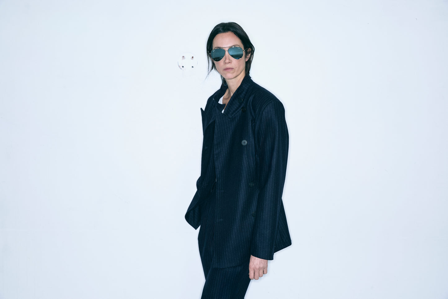 VERONA  jacket navy stripes