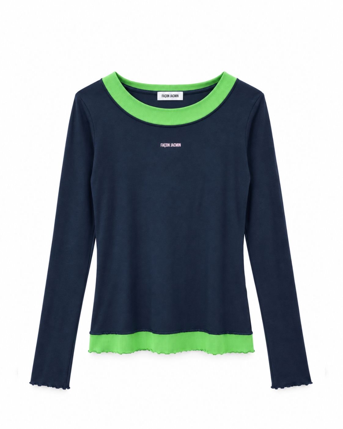 TIA top dark blue & green