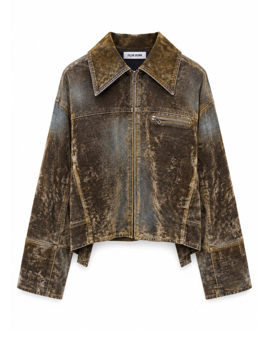 MACFLY jacket velvet denim