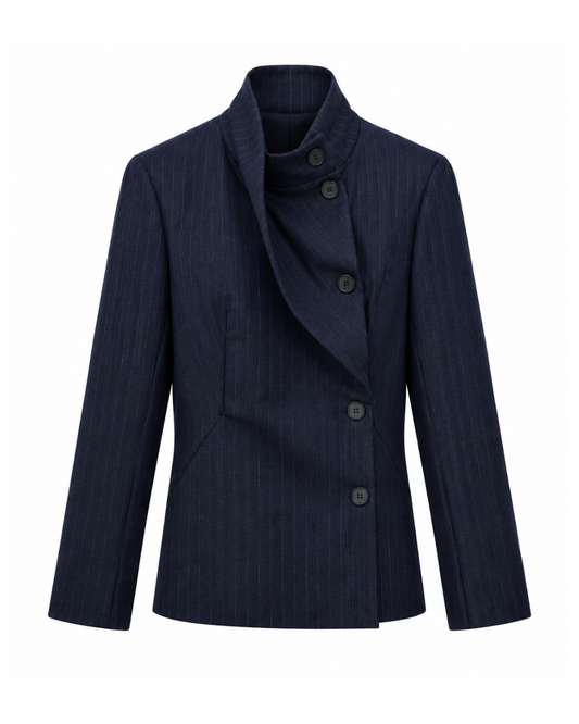 VERONA  jacket navy stripes