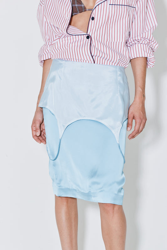 JACKIE skirt light blue