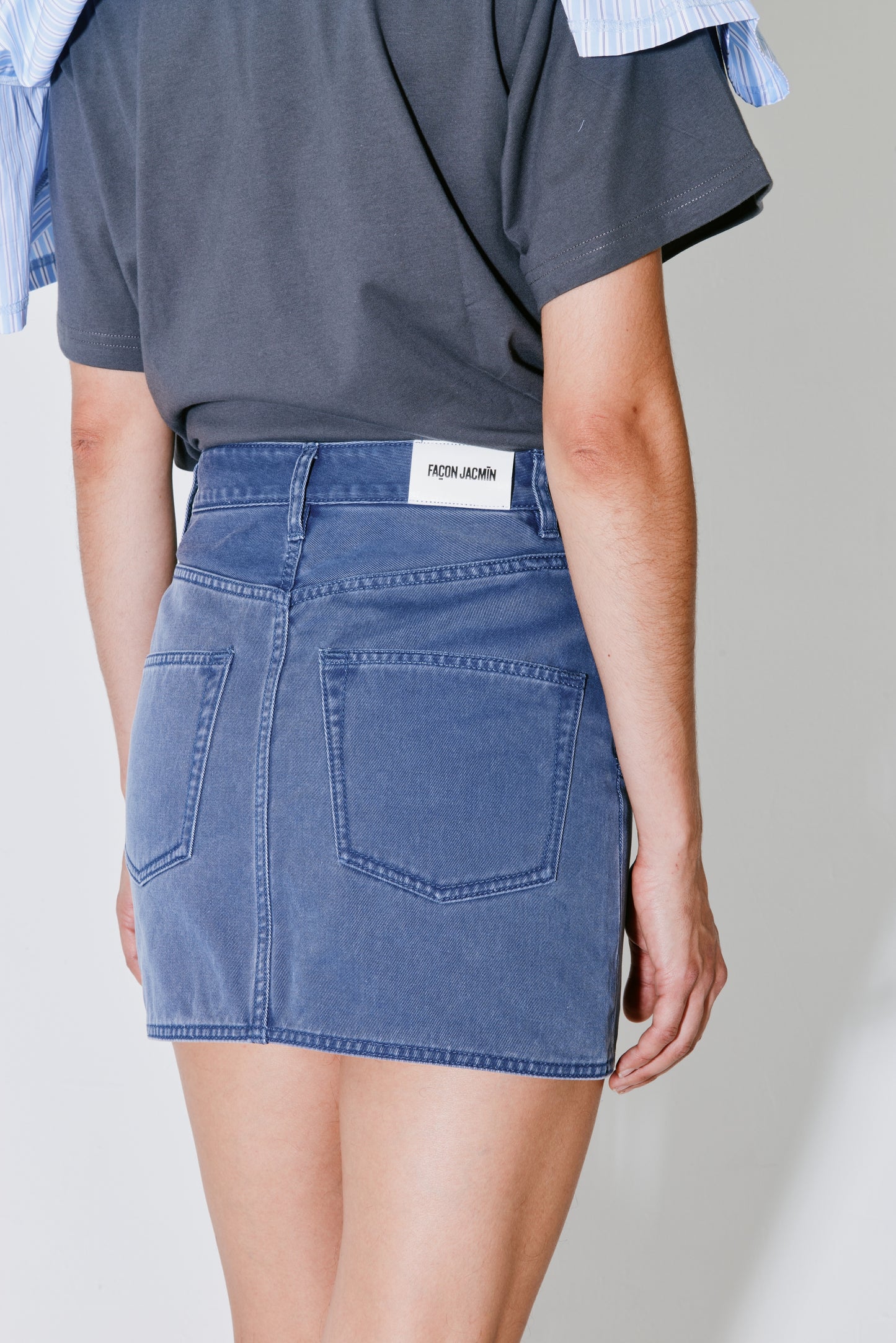 JOA skirt blue washed