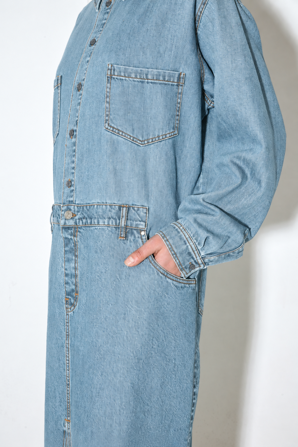 RAY dress blue