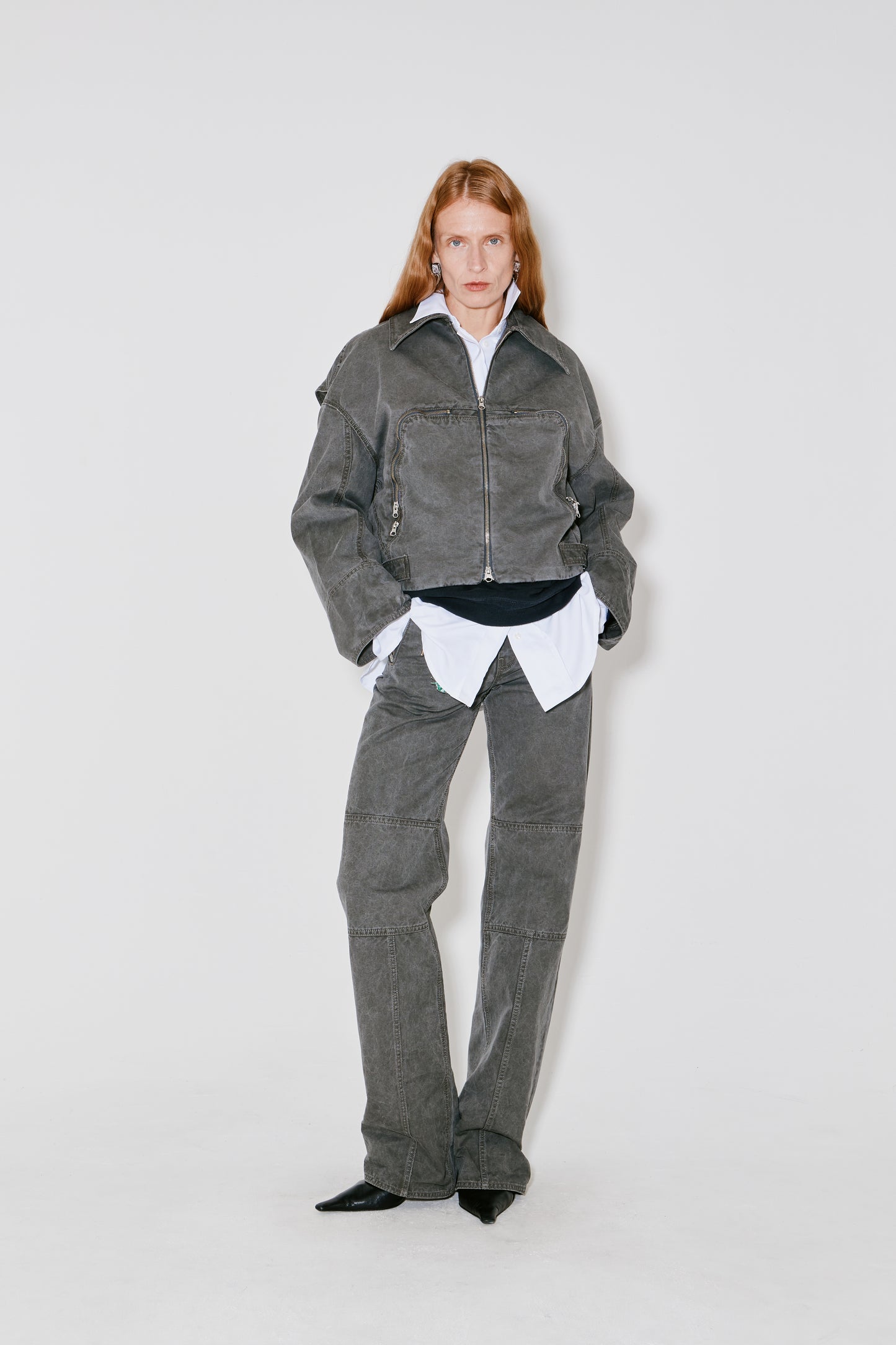 MARTY jacket grey olive