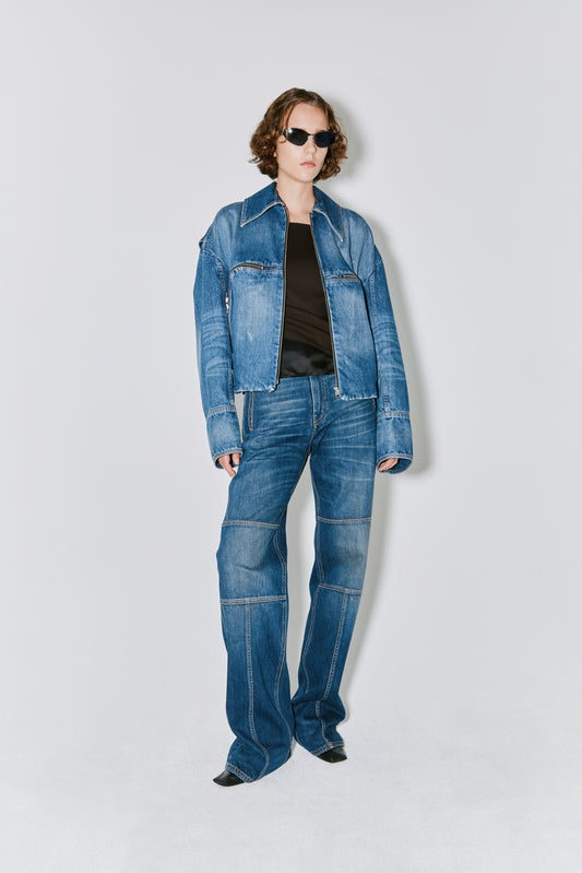 MARTY jacket mid blue